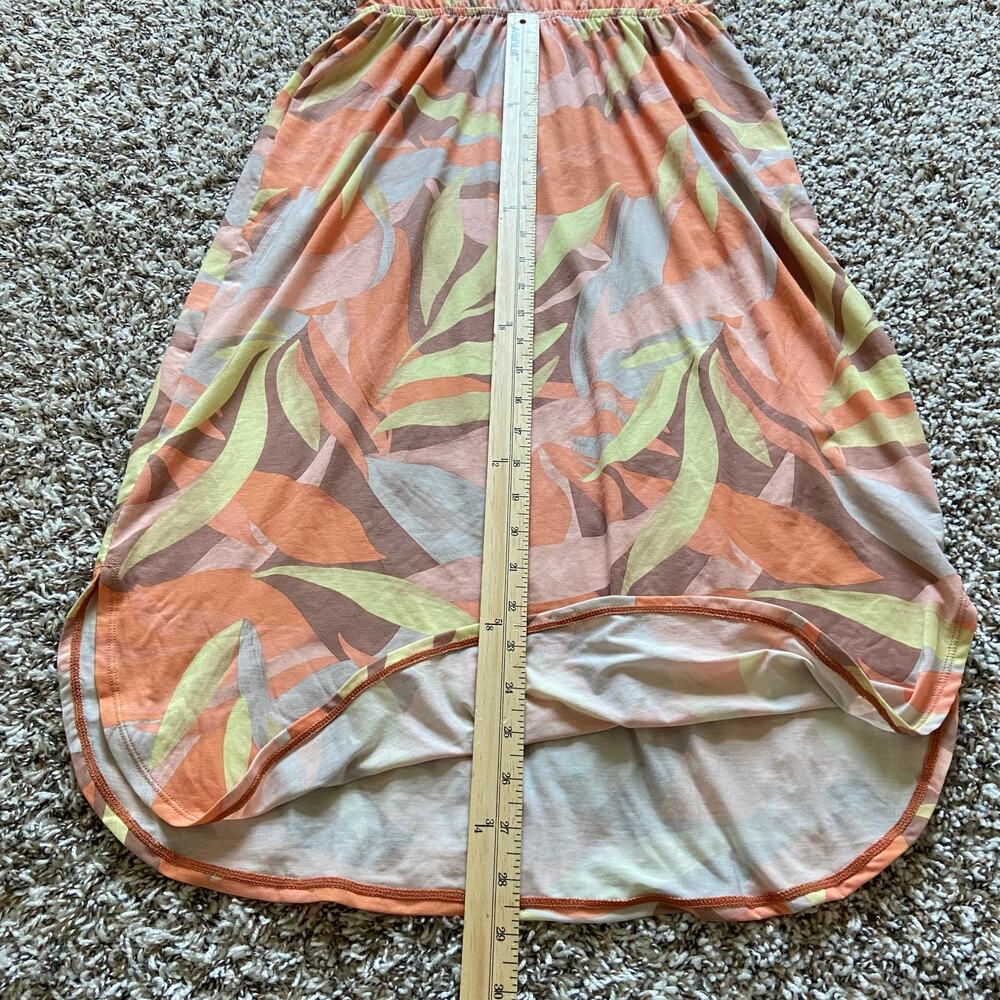Prana Ayla Dress Womens S Solstice Tropics Relaxed V-Neck Racerback Floral Print - Picture 9 of 9
